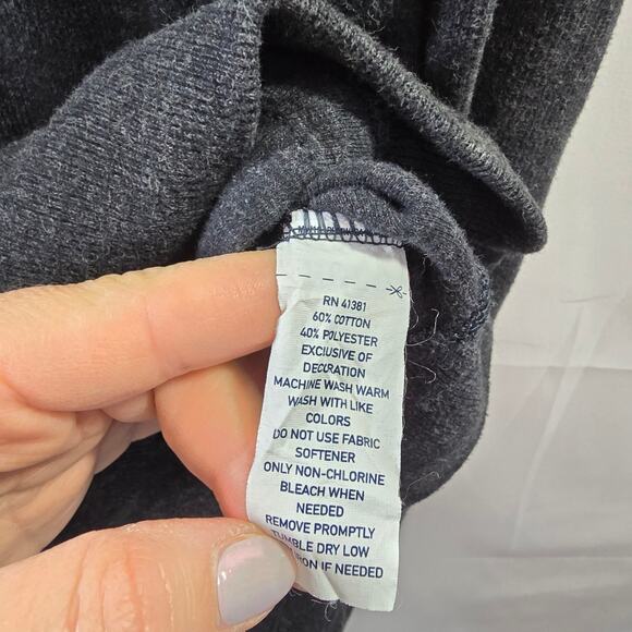 Polo Ralph Lauren Performance Full Zip Gray Sweater Pockets Size Large - Picture 5 of 6